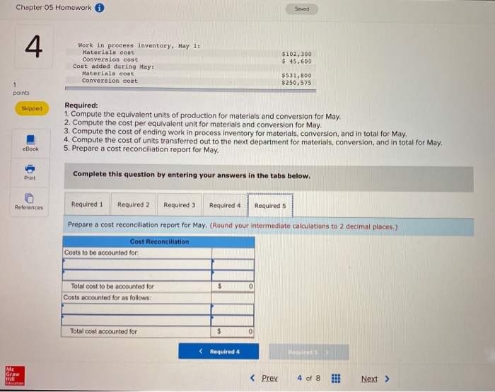 400,000 Skipped Production data: Pounds in process, May 1) Bateriale 1001 complete;