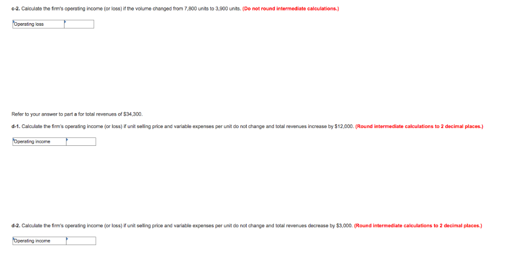 statement in the traditional format for a firm with a sales volume