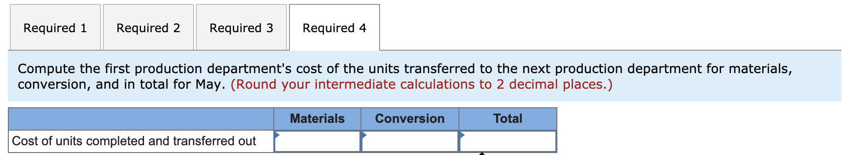 of steps carried out in production departments. All of the material that