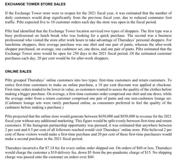 Please show solution What is the contribution margin for: a. One average