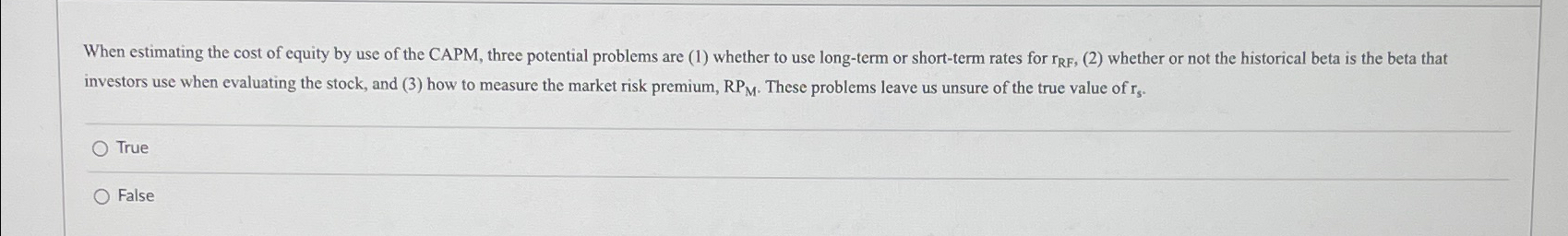  investors use when evaluating the stock, and (3) how to measure
