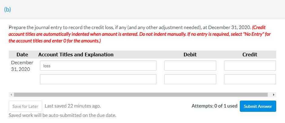 to one of its available-for-sale debt securities at December 31, 2020. Amortized