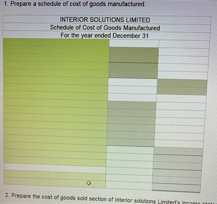 incurred: Marketing expense Depreciation, manufacturing equipment Depreciation, office equipment Direct labour cost