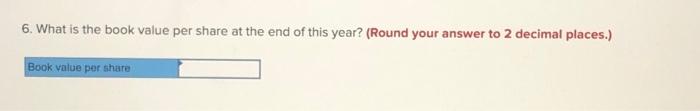 following data excerpts from this year's financial statements: Foundational 14-1 (Algo) Required: