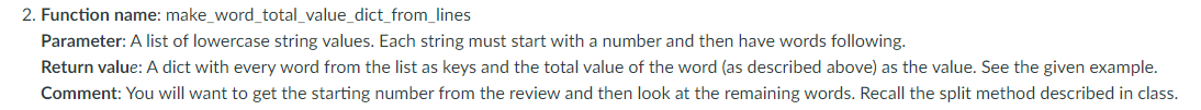 you could add the following functions with the given name and parameters.