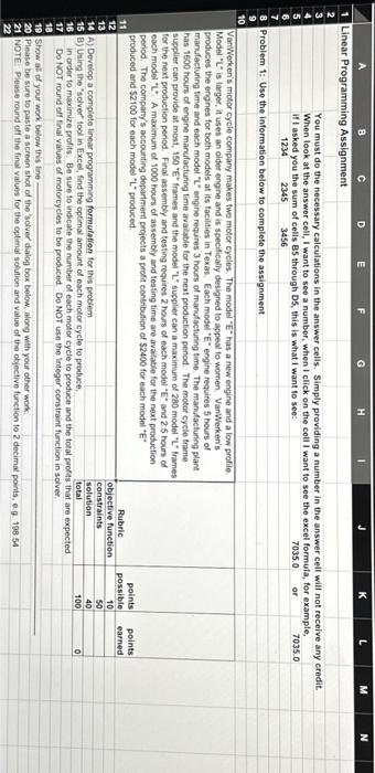 show work and use cell referencing plz 