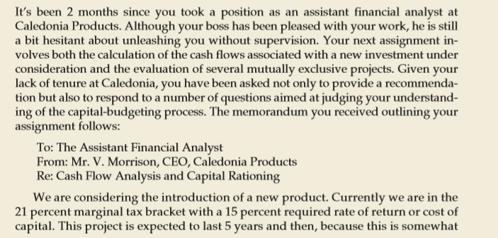 It's been 2 months since you took a position as an