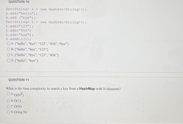 heap with N elements? A. O(N) B. O(1) C. O(N2) D. O(logN)