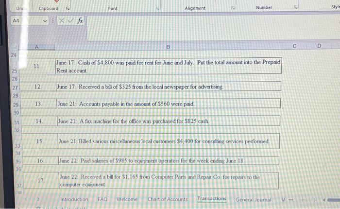 June 1- Byte of Accounting, Inc. acquired $95,200 in cash from Lauryn
