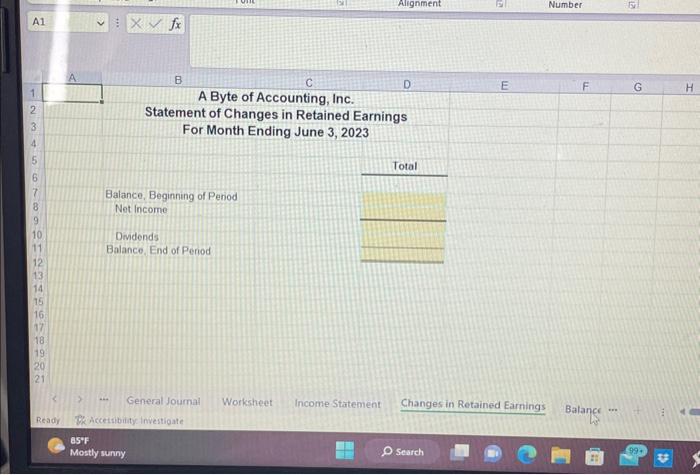 Welcome Chart of Accounts Transactions Generaljoumal W ... X AutoSave On O