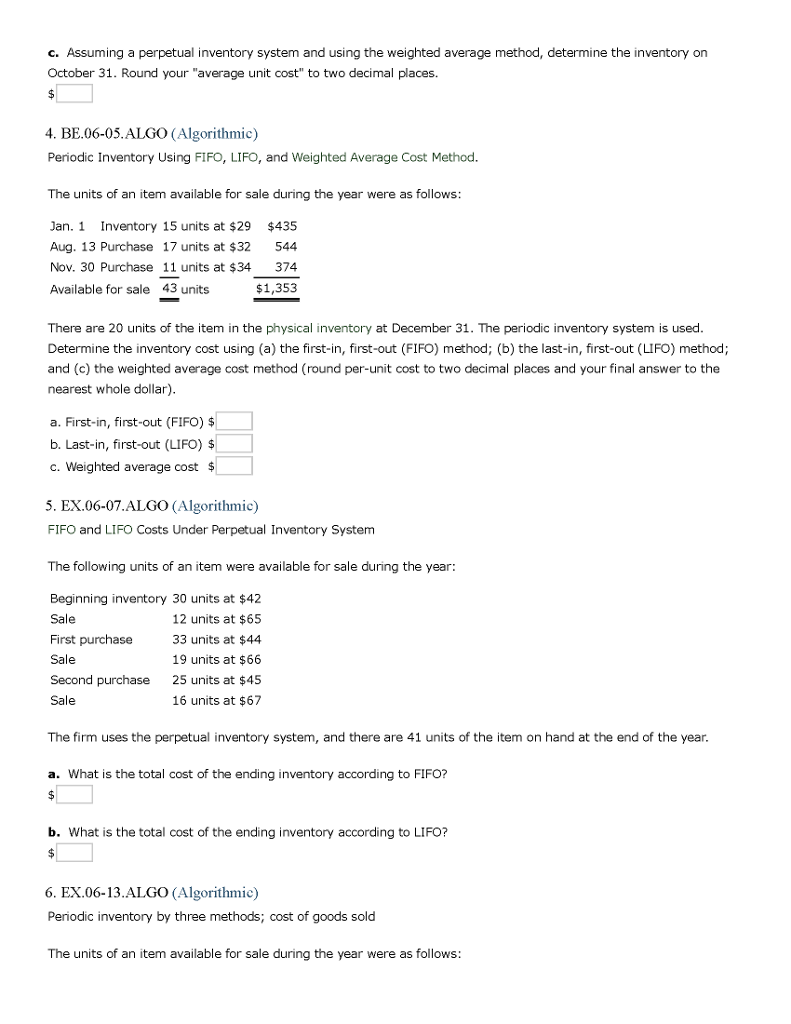 sales for Item Zeta9 are as follows Oct. 1 Inventory 70 units