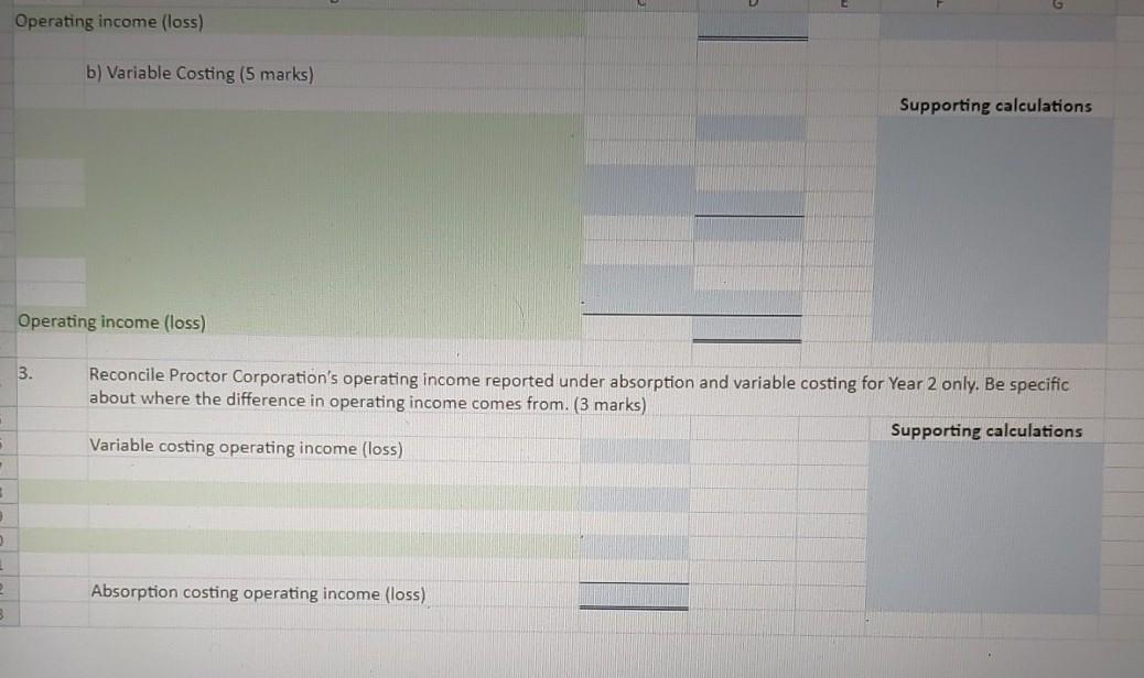 costs per unit: Direct materials Direct labour Variable manufacturing overhead Variable selling