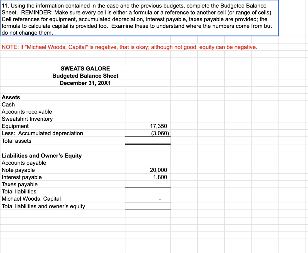 MORE COST ASSUMPTIONS: Selling price of silk-screened shirts Cary Sue's compensation: Monthly