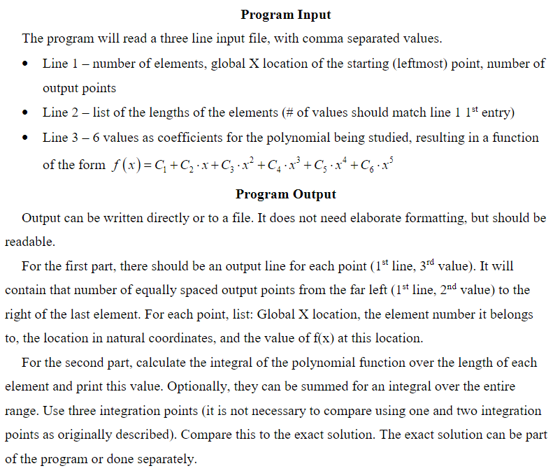 Write a Matlab program to do Gauss Legendre Quadrature Integration using the