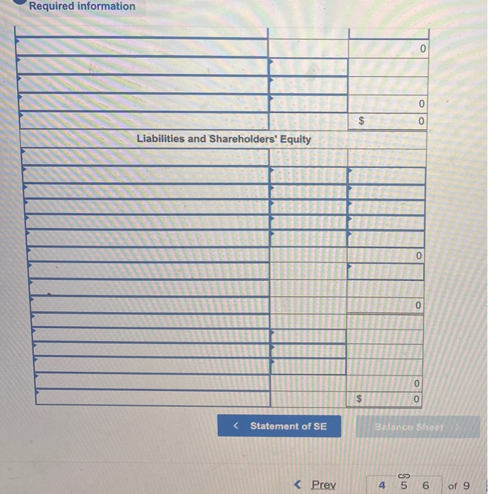Title Cash Accounts receivable Supplies Inventory Notes receivable Interest receivable Prepaid rent