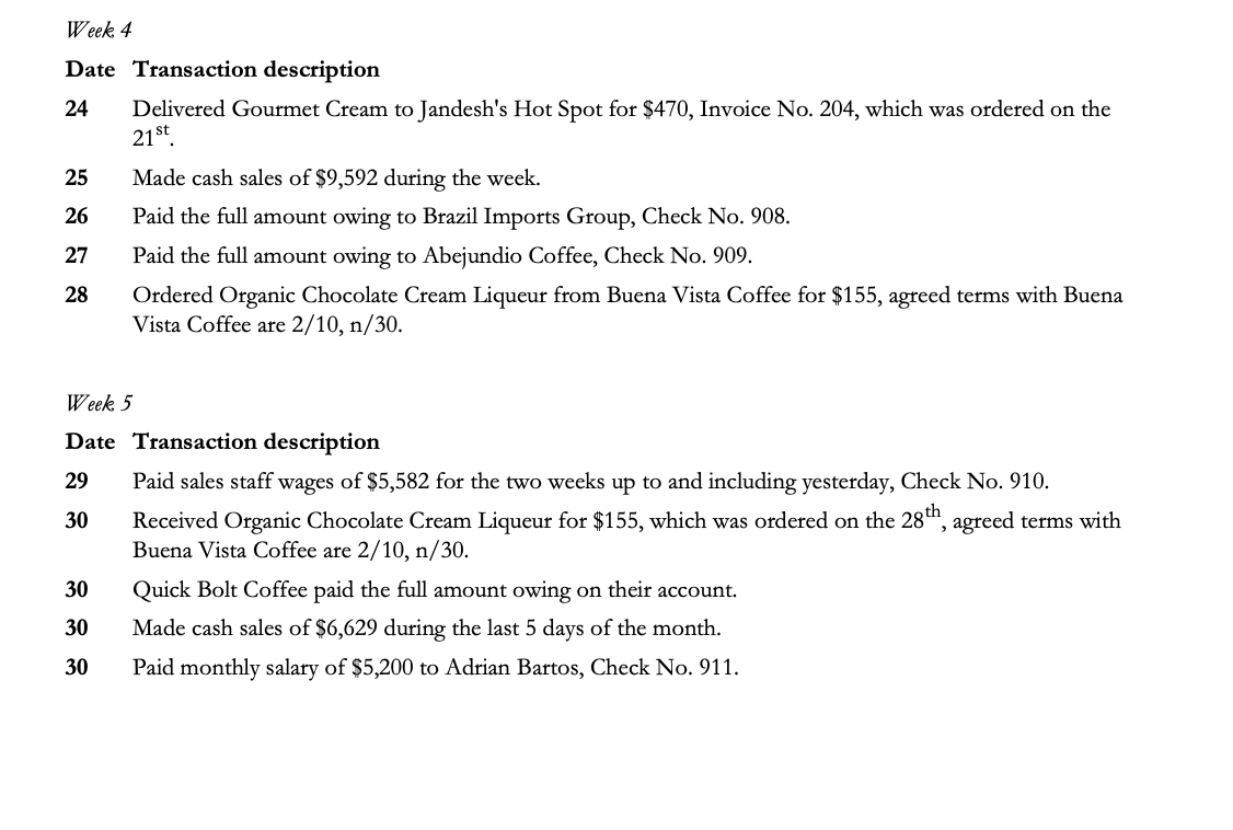 help me, please? \ Transactions for June You will use the following