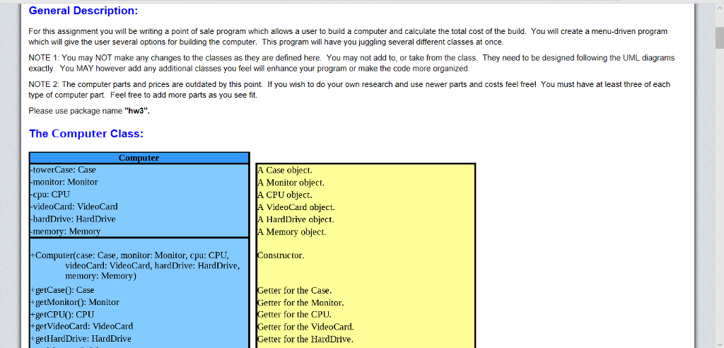  Using JAVA, please don't use the following in the Main Class.