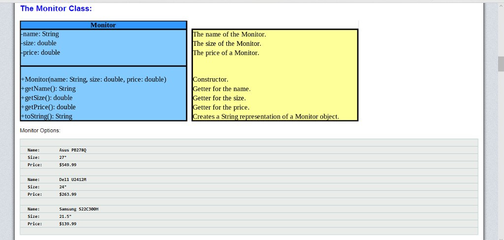 sale program which allows a user to build a computer and calculate