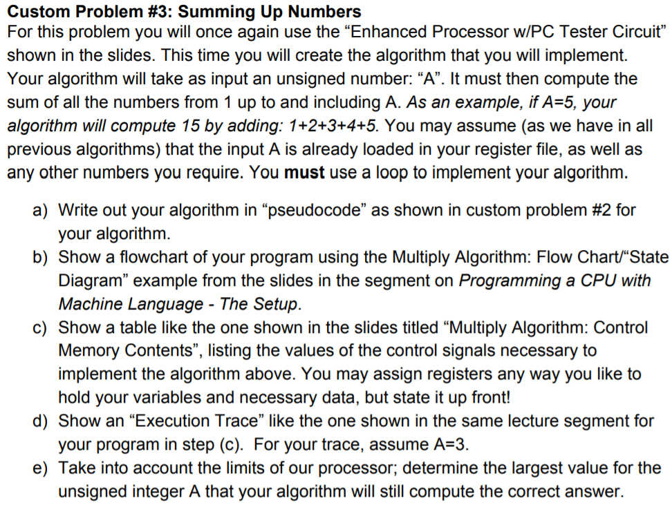 w/PC Tester Circuit" from the lecture segment titled Programming a CPU with