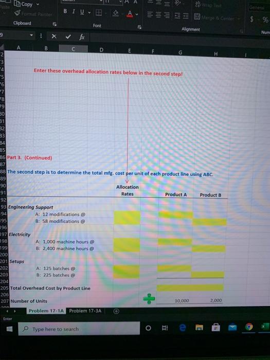 thing you need to calculate is the total number of direct labor