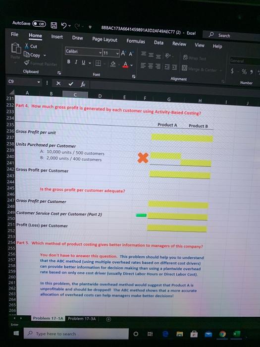 Product B 11 (denominator 12 Total DUH below!) 13 14 15 The