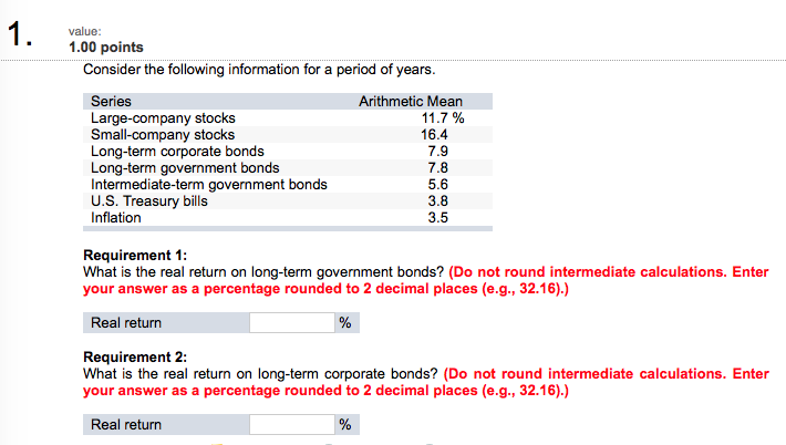  value: 1.00 points Consider the following information for a period of