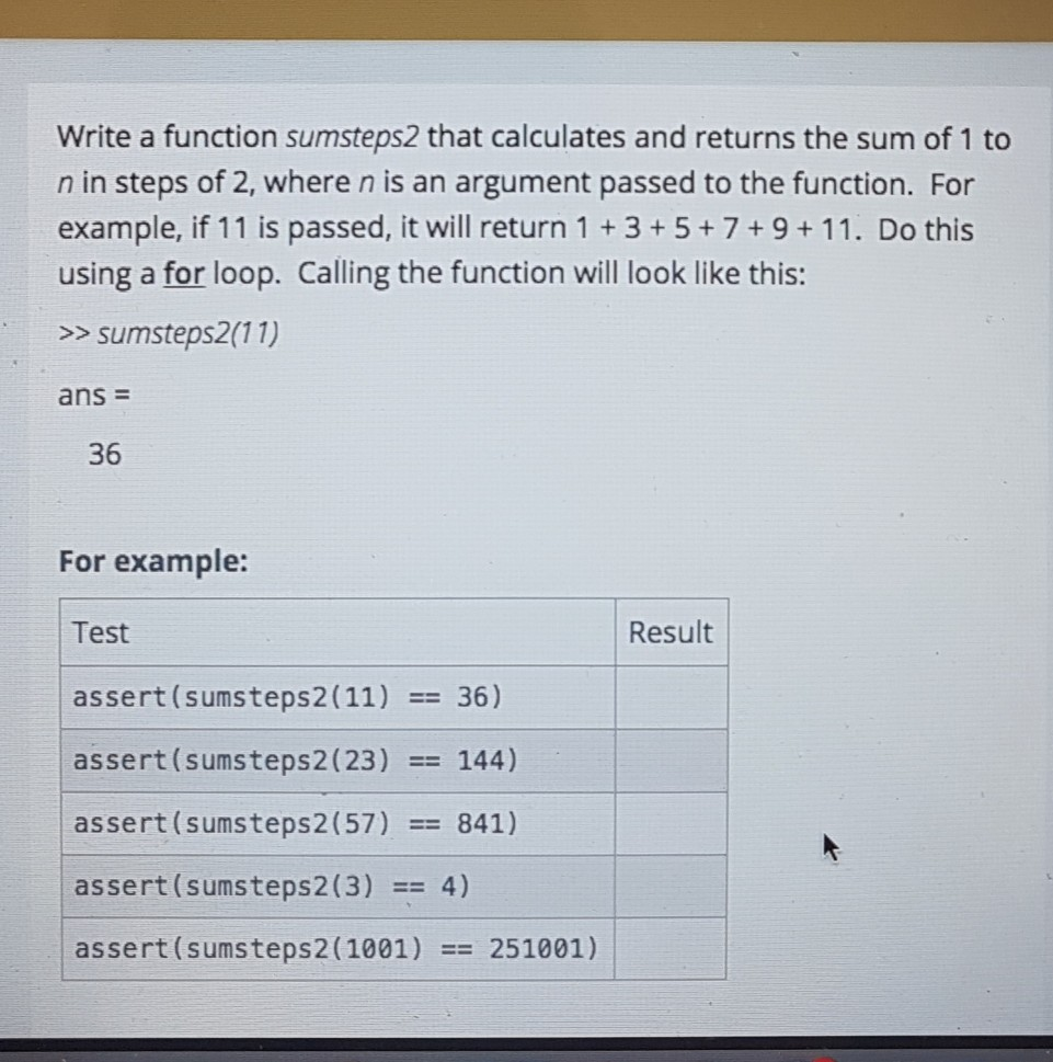  please use MATLAB codes to answer this question Write a function