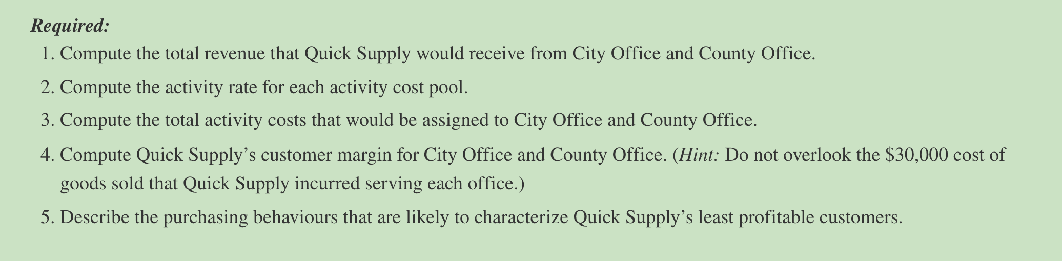 marking up its cost of goods sold by 5%. For example, if