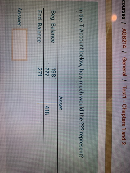  courses / AGB214 / General / Test1 - Chapters 1 and