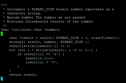  C language: This C function works perfectly fine except the fact