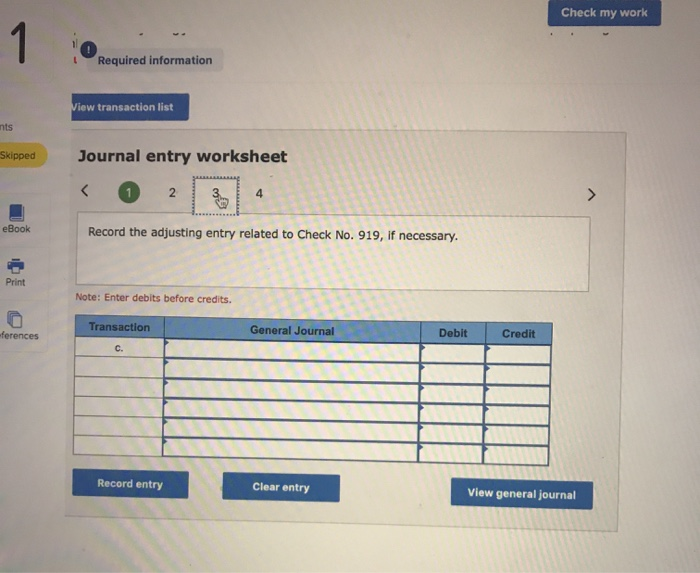when they are received and it makes all cash payments by check.