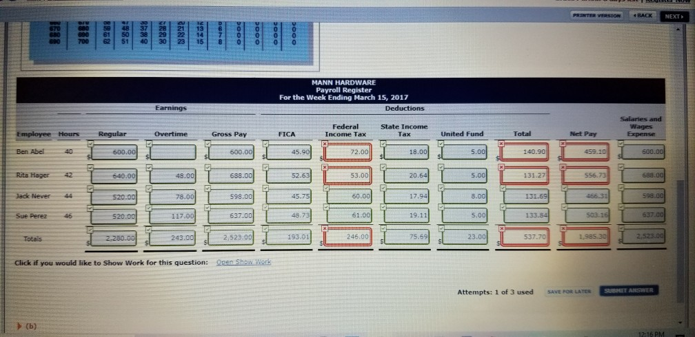 time-and-a-half for all hours worked in excess of 40 a week. Payroll