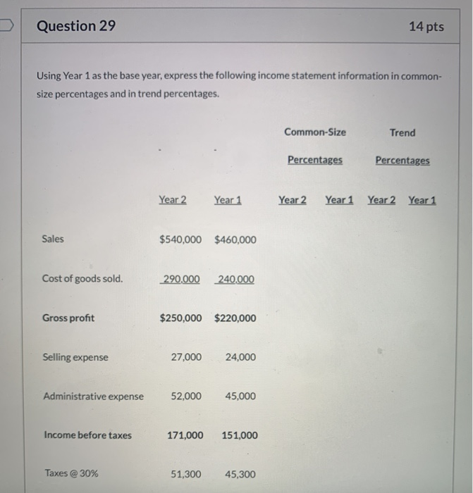  Please show all the work for #29 and answer the rest.