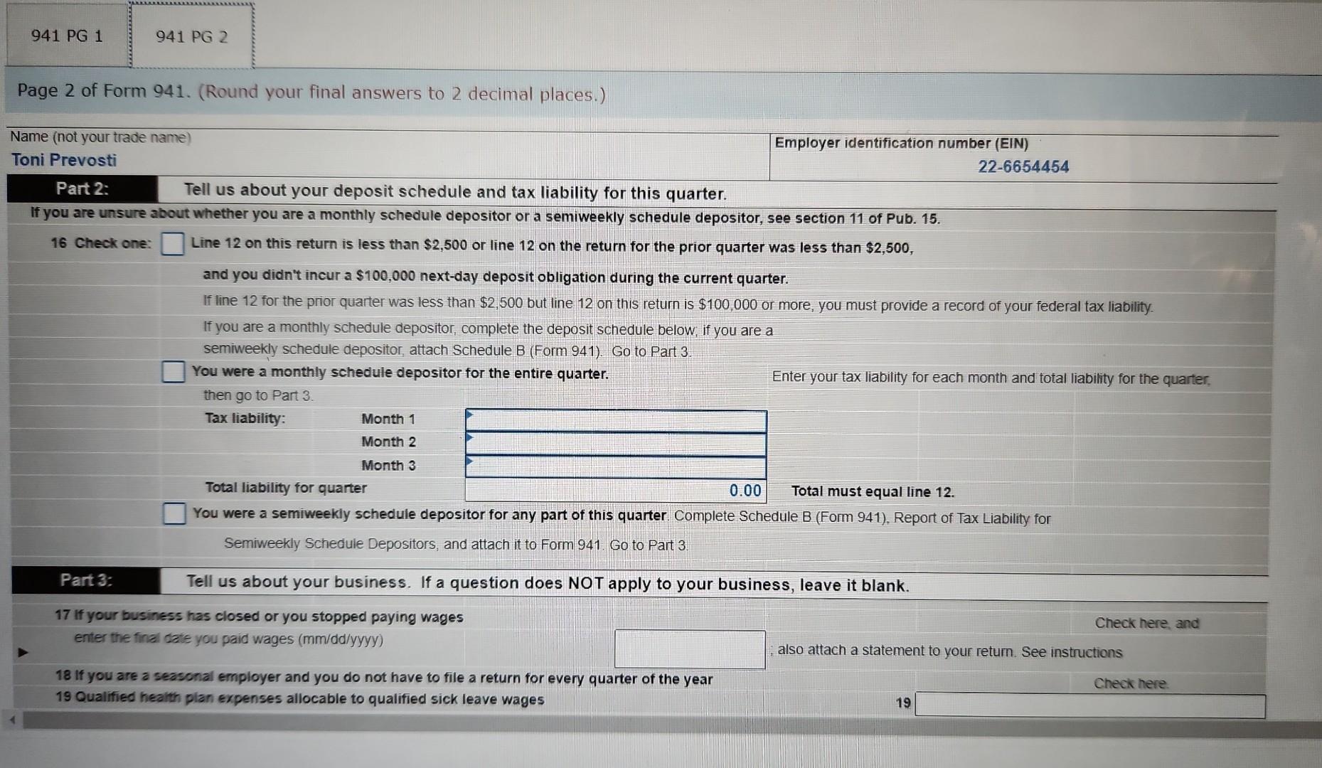 planned. The form was completed and signed on April 9, 2021. Owner's