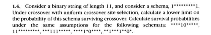  1.4. Consider a binary string of length 11, and consider a