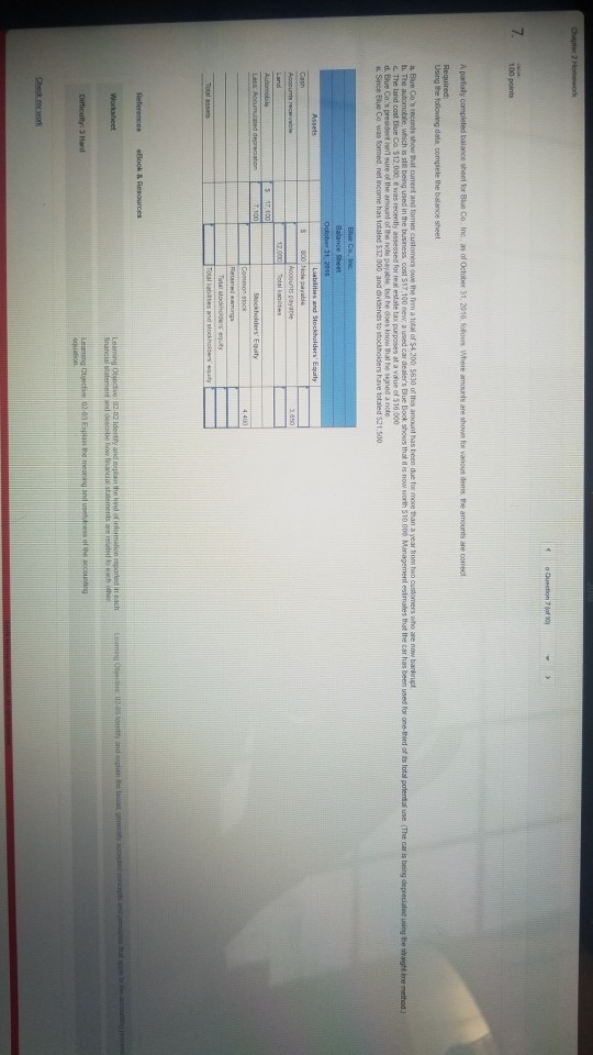 as of October 31, 2016, follows. Where amounts are shown for various
