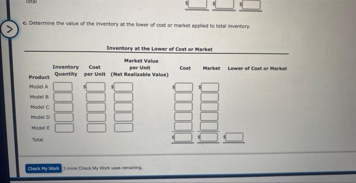 Assemble the data in the form illustratad in Exhict to. a. Determine