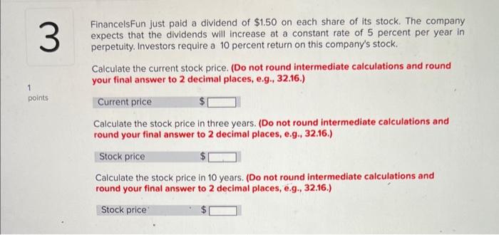 please. I need help with these 3 problems. Thanks FinancelsFun just paid
