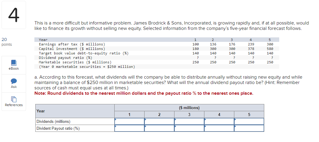  This is a more difficult but informative problem. James Brodrick \&