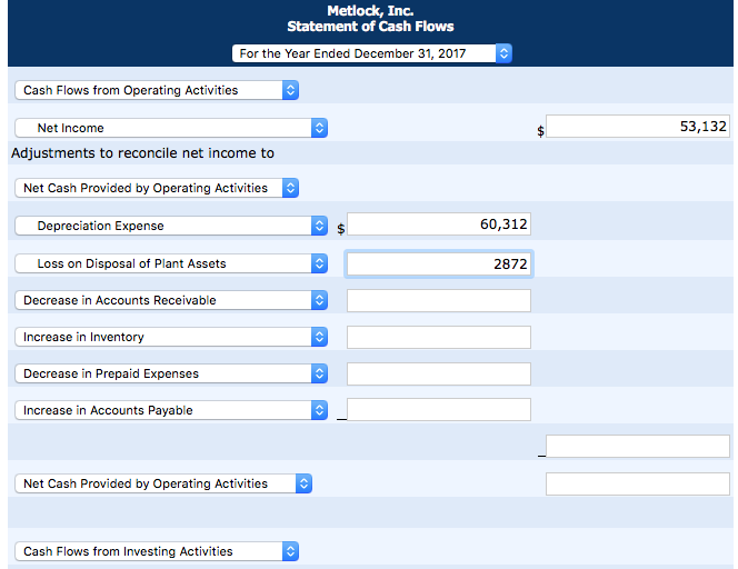 Assets 2017 2016 Cash 97,648 64,620 71,800 Accounts receivable 83,288 Inventory 217,482