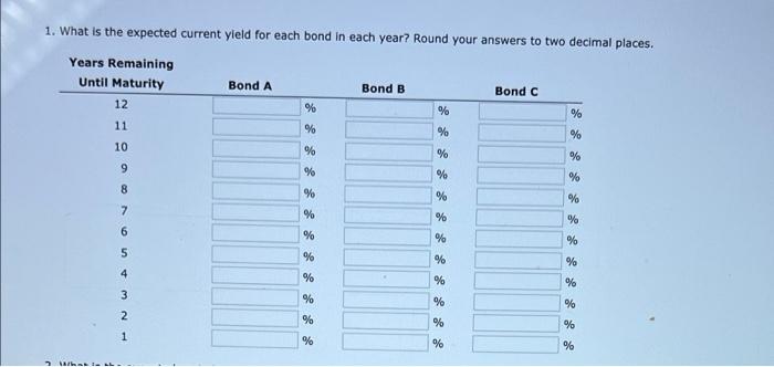 callable in 5 years at a call price of $1,040. 1. What