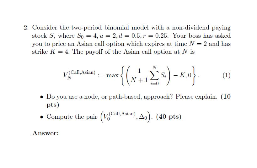 Financial math problem (Discounting is assumed yearly - meaning given r, the