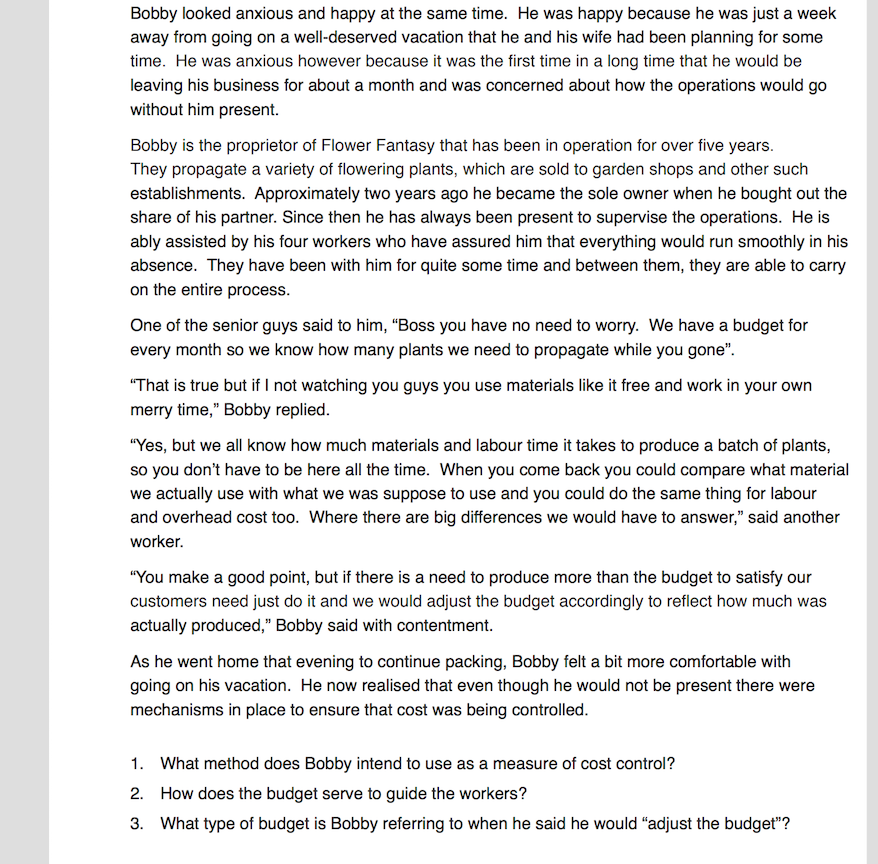 Bobby looked anxious and happy at the same time. He was