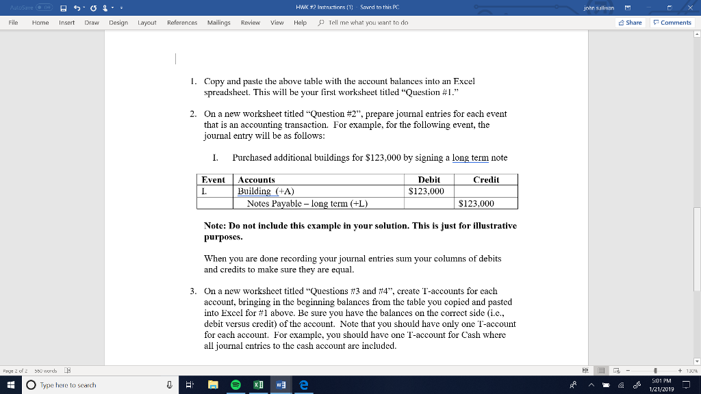 this PC john sullivan File Home Insert Draw Design Layout References Mailings