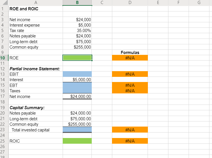 is $24000, its interest expense is $5000, and its tax rate is