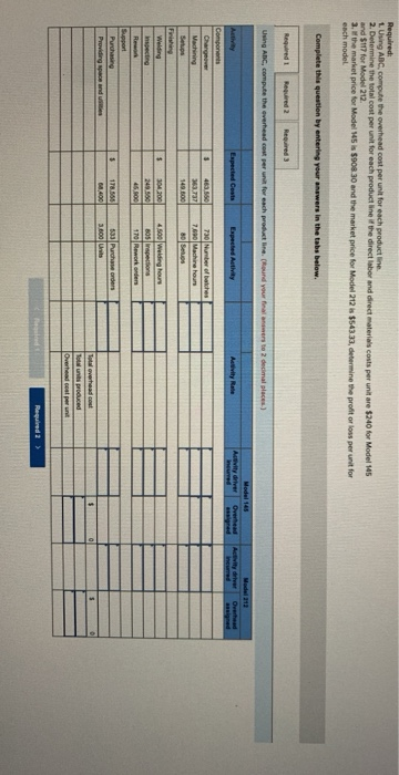 Way Cool produces two different models of air conditioners. The company produces
