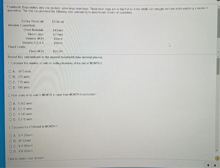 PLEASE SOS I NEED HELP Foartastic Bags makes only one product, extra