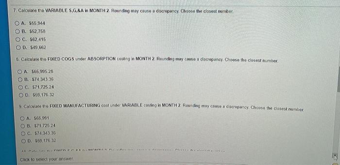 firm has provided the following data concerning its most recent months of