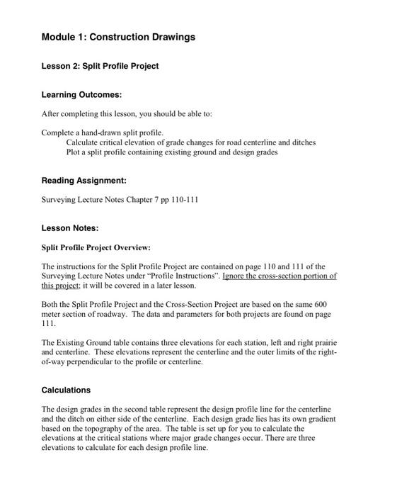 Help im having trouble drawing a plit profile The Plot In total,