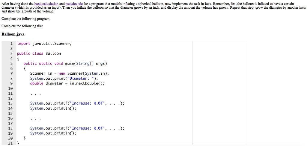Stuck on this java problem, help would be appreciated thank you! After